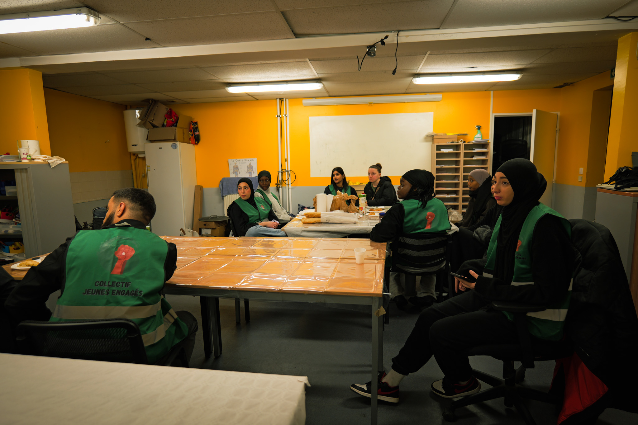 Immersion terrain - Bénévoles du Collectif Jeunes Engagés en formation